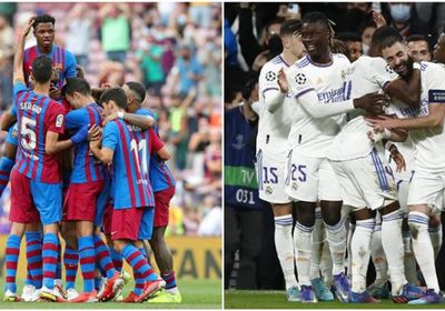 معلق مباراة القمة بين ريال مدريد وبرشلونة بالدوري الإسباني
