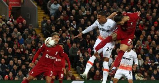 ليفربول ينتصر بهدف على وست هام ويواصل صحوته