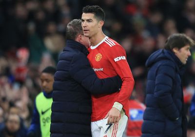 رونالد يثير أزمة أثناء مباراة المان يونايتد وتوتنهام
