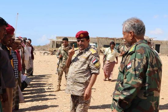 العميد الجحافي يطمئن على أوضاع كتيبة قطاع نوجد بسقطرى