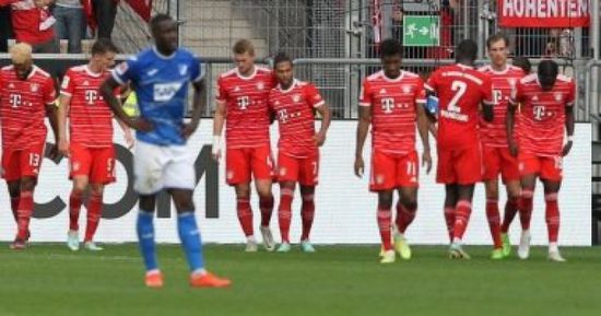 البايرن يخطف وصافة الدوري الإلماني بالفوز على هوفنهايم