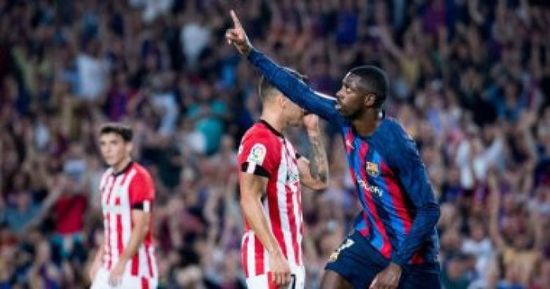 برشلونة يكتسح أتلتيك بيلباو برباعية نظيفة