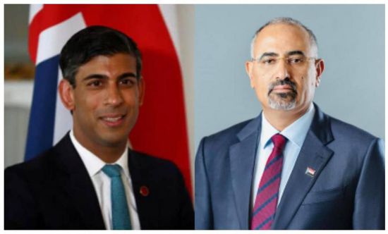 الرئيس الزُبيدي يهنئ سوناك بتولي رئاسة وزراء بريطانيا