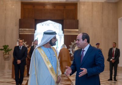 محمد بن راشد: شعب مصر وفي وقيادته أصيلة وستبقى السند والذخر&nbsp;