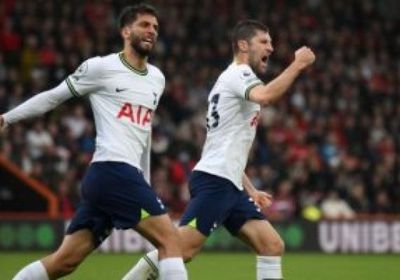 توتنهام يفوز بنتيجة مثيرة على بورنموث