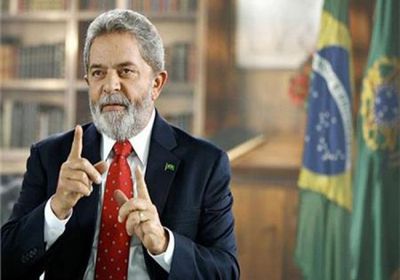 دا سيلفا يلقي خطابه الأول للشعب البرازيلي