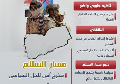 دعم مسار السلام مشروط بتلبية تطلعات الجنوبيين (إنفوجراف)