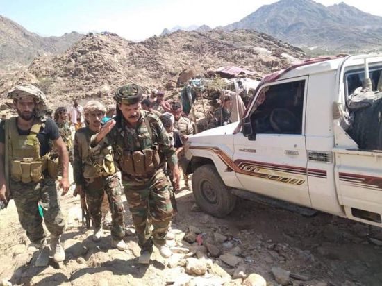 قائد لواء المشاة الرابع يتفقد القوات الجنوبية بوادي عومران