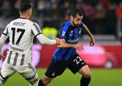 نتيجة مباراة يوفنتوس وإنتر ميلان بالدوري الإيطالي