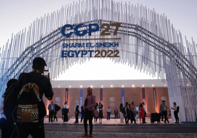 إقبال واسع من الوفود المشاركة بفعاليات كوب27