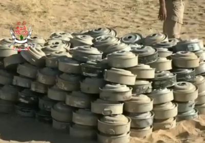 تفجير 465 لغما حوثيا بعد نزعها من بيحان وحريب