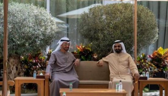رئيس الإمارات يلتقي بن راشد في دبي