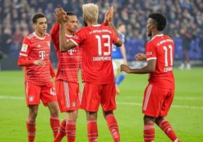 بايرن ميونيخ يفوز على شالكه بهدفين