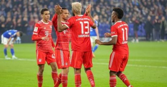 بايرن ميونيخ يفوز على شالكه بهدفين