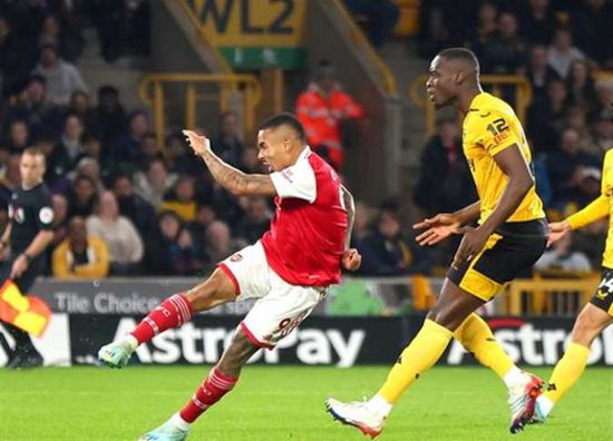 نتيجة مباراة أرسنال ضد وولفرهامبتون بالدوري الإنجليزي