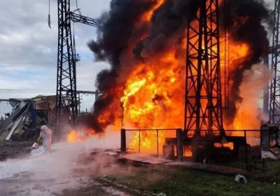 روسيا تدمر محطة كهرباء رئيسية في خيرسون