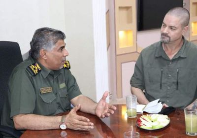 مدير أمن ساحل حضرموت يبحث التعاون الأممي بمواجهة الألغام