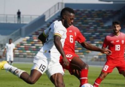 غانا تتعادل سلبيًا بالشوط الأول مع سويسرا