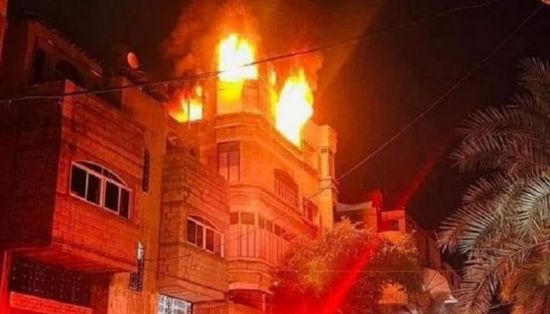 مصرع 21 وإصابة العشرات في حريق ضخم بغزة