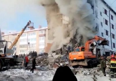 مصرع 3 أشخاص في انفجار مبنى سكني بروسيا