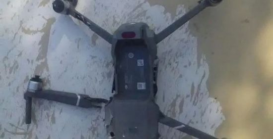 دفاعات ألوية العمالقة تسقط مسيرة حوثية