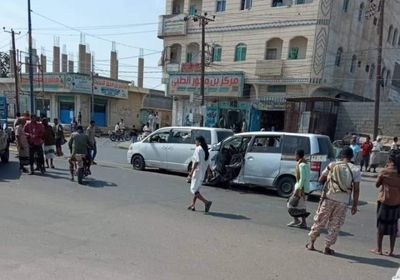 انفجار سيارة ضابط شرطة في الحوطة