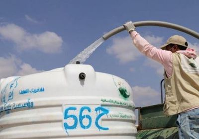 "سلمان للإغاثة" يواصل مشروع الإمداد المائي في الخوخة