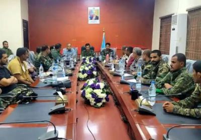 العميد الربيعي يثمن تضحيات الحزام الأمني في أبين