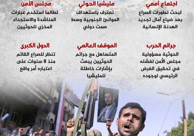 مجلس الأمن.. وتشجيع الانتهاكات الحوثية (إنفوجراف)