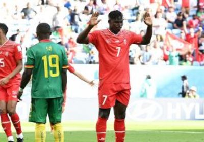 سويسرا تحقق اول فوز بكأس العالم على حساب الكاميرون 