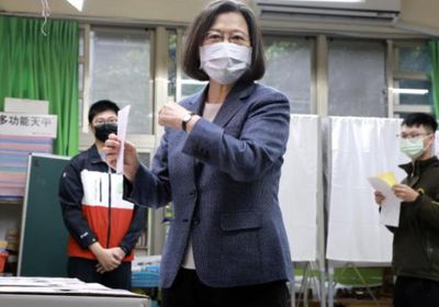 استقالة رئيسة تايوان من رئاسة الحزب الحاكم