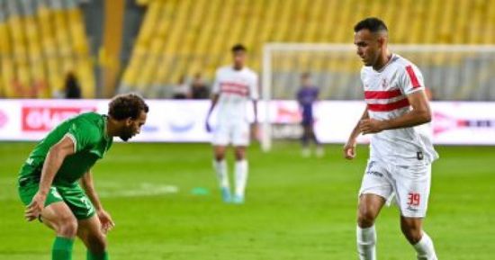 الزمالك يحرز أول أهدافه بمباراة المصري