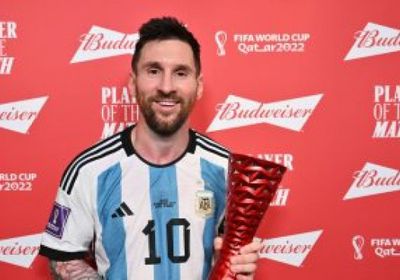 ميسي يحصد جائزة أفضل لاعب بمباراة الأرجنتين والمكسيك