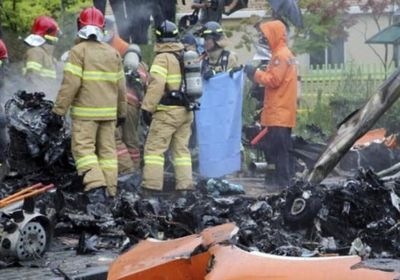 مصرع 5 أشخاص في تحطم طائرة بكوريا الجنوبية