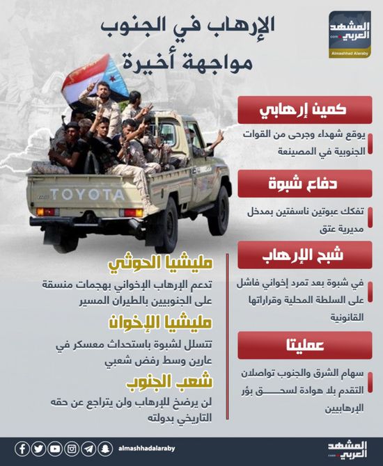 الإرهاب في الجنوب.. مواجهة أخيرة (إنفوجراف)