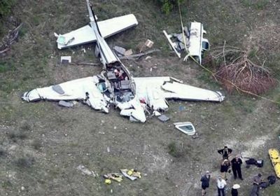 مصرع شخصين في تحطم طائرة بروسيا