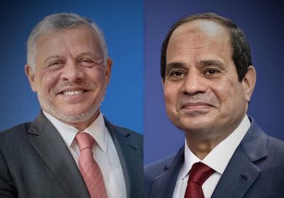 الرئيس المصري يستقبل العاهل الأردني الملك عبد الله الثاني