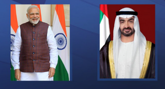 رسالة من رئيس وزراء الهند لرئيس الإمارات لتعزيز العلاقات