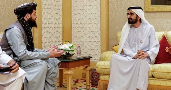 محمد بن راشد يلتقي وزير الدفاع الأفغاني