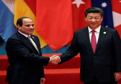 جلسة مباحثات بين الرئيس المصري ونظيره الصيني بالسعودية