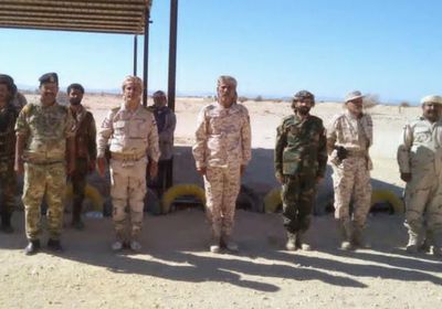 عرض عسكري للواء السادس صاعقة في شبوة