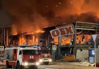 روسيا تكشف تفاصيل حريق المركز التجاري