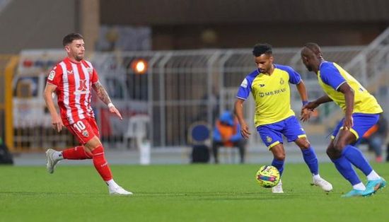 نتيجة مباراة النصر وألميريا الإسباني الودية