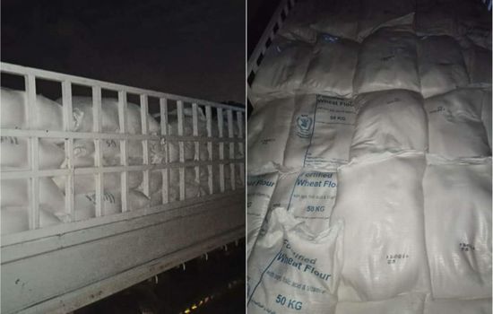 إحباط تهريب شحنة مواد إغاثية غذائية من عدن