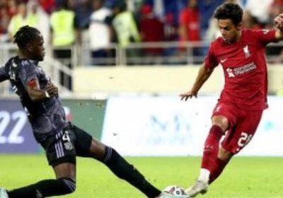 التعادل الإيجابي يحسم الشوط الأول بين ليفربول وليون