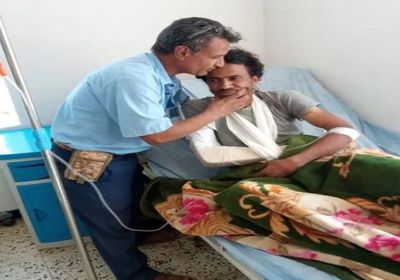 انتقالي الضالع يطمئن على جرحى القوات الجنوبية بمواجهات الفاخر