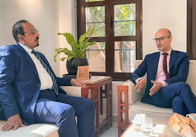 خلال استقباله السفير الفرنسي.. بن ماضي يطالب بدعم دولي لمواجهة إرهاب إيران