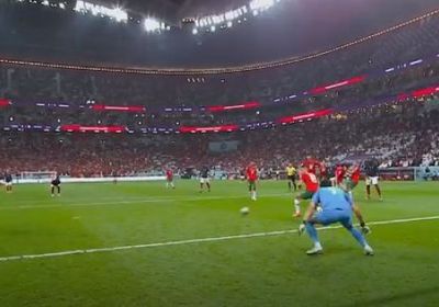 فرنسا تسجل الهدف الثاني في مرمى المغرب