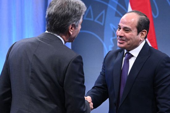 بلينكن يبحث مع الرئيس السيسي ملفات مهمة