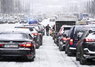 توقف المرور والطيران في موسكو بسبب الصقيع